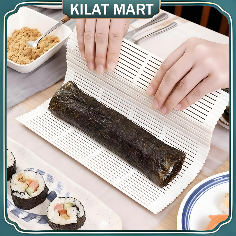 （Barang Spot）GULUNGAN SUSHI - TIKAR BAMBU - ROLLING SUSHI - Tikar Peggulung Sushi - Sushi Matt