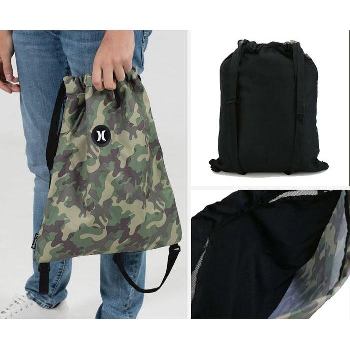 Tas HURLEY BEACH CINCH SOLID Bag Sackpack Camo ORIGINAL
