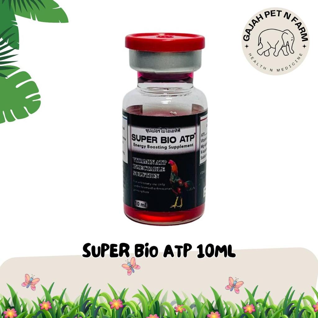 Super Bio Atp @10 ml - Suplemen Untuk Ayam - Suplemen Ayam - Suplemen Booster Energi