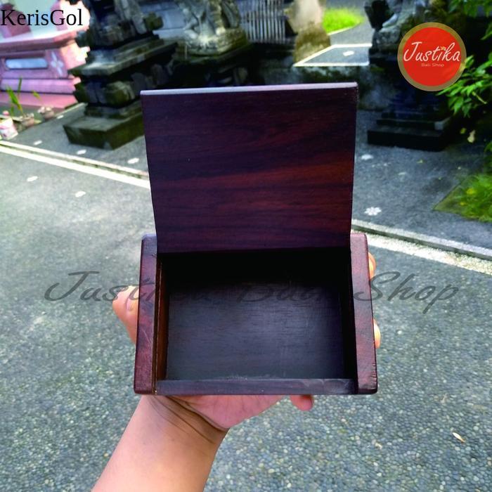 Limited Kotak Tempat Perhiasan Kayu Menengah / Aksesoris Bali/ Motif Ukiran Bunga/ Bahan Kayu Sona L