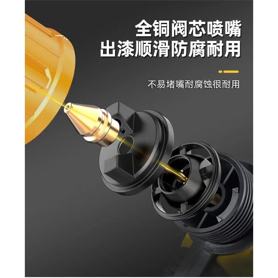 220V 110V Electric Spray Gun High Power HVLP Paint Sprayer Auto Furniture Steel Coating Air Brush Co
