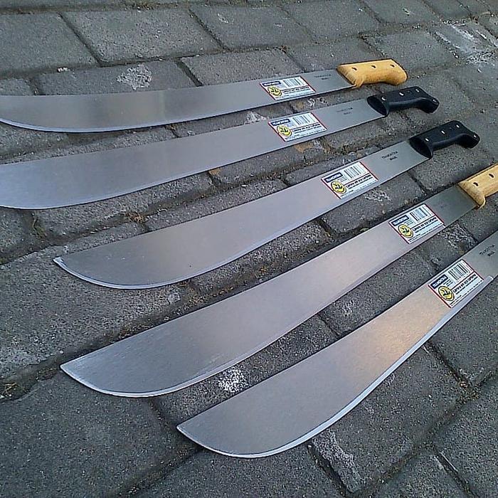 golok tramontina 24" inchi gagang polymer hitam baja karbon 24 inchi