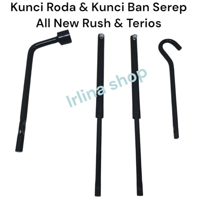 Paket Kunci Roda & Kunci Ban Serep Mobil All New Rush & Terios ( Tahun 2015 Keatas )