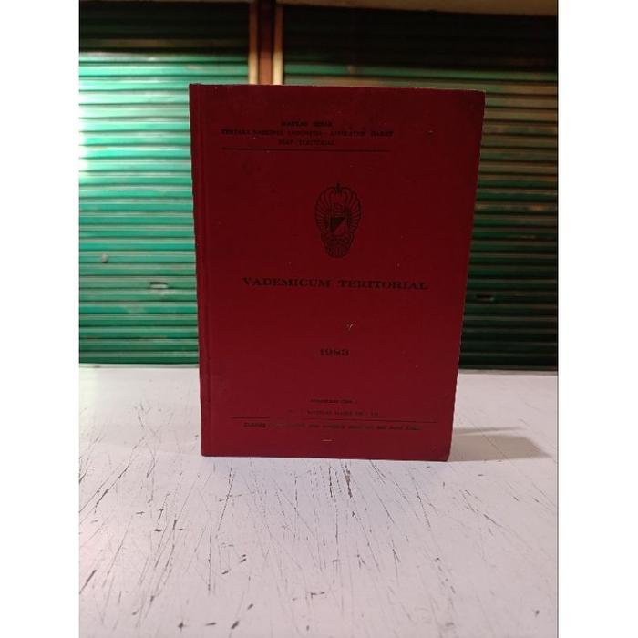 Buku Vademicum Teritorial 1983 - Teritorial Mabes TNI. AD( ORIGINAL)