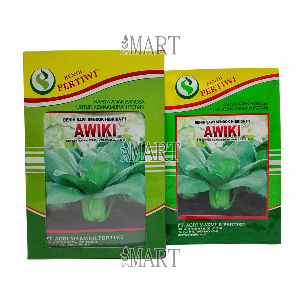 Benih Sawi Sendok Pakcoy Awiki F1 isi 10 Gram Cap Benih Pertiwi