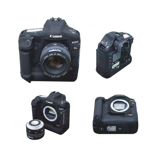 DIY Papercraft Pola Real Size Canon-EOS 1Ds