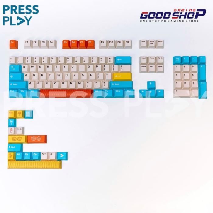 PPBT BRIGHTON PBT Dye Sub Keycap Set by Press Play - Brighton