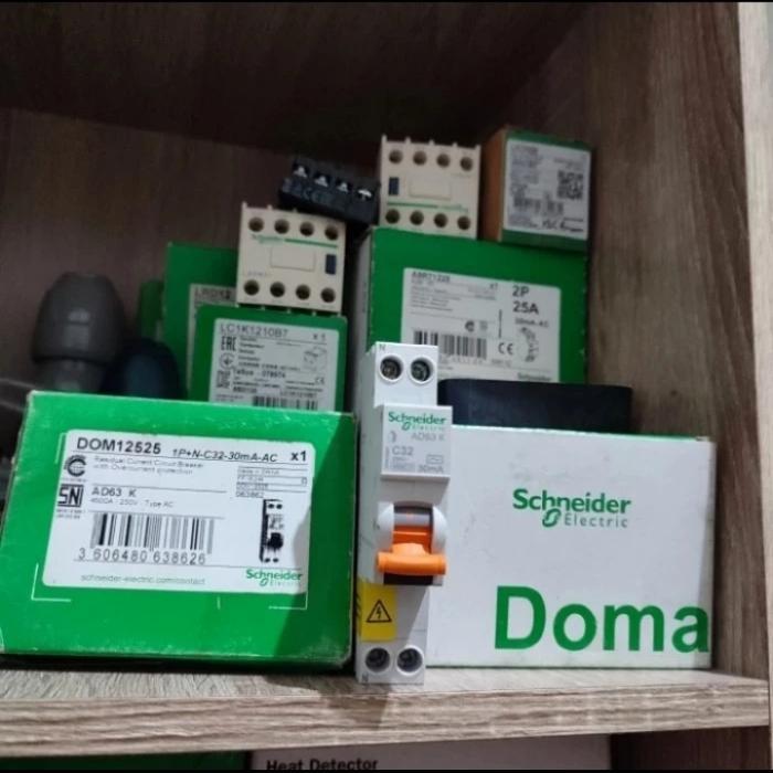 SCHNEIDER ELCB RCBO SLIM DOMAE 1P+N 32a 4500KA