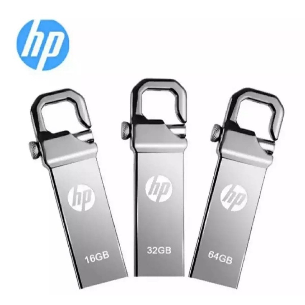 FLASHDISK HP ORIGINAL 8GB 16GB BAHAN METAL N2*
