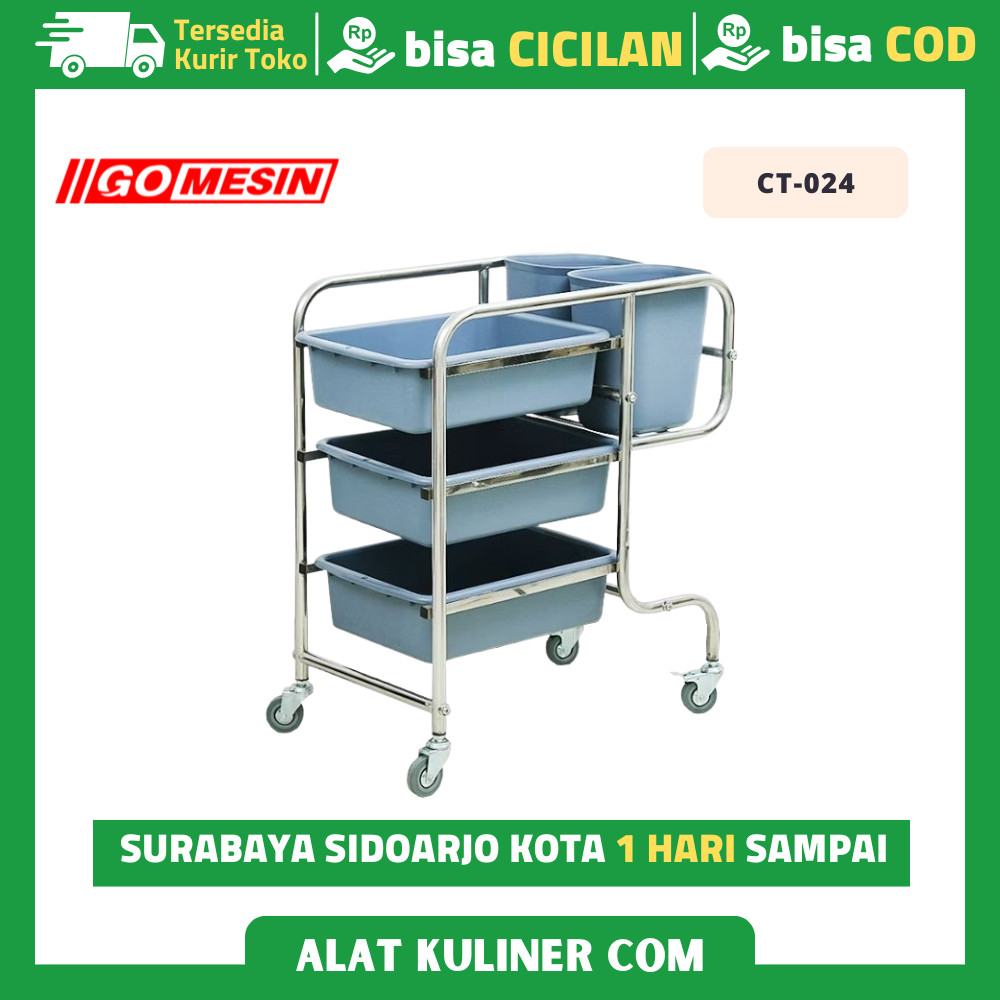 Troli Gomesin CT-024 Trolley Piring Kotor