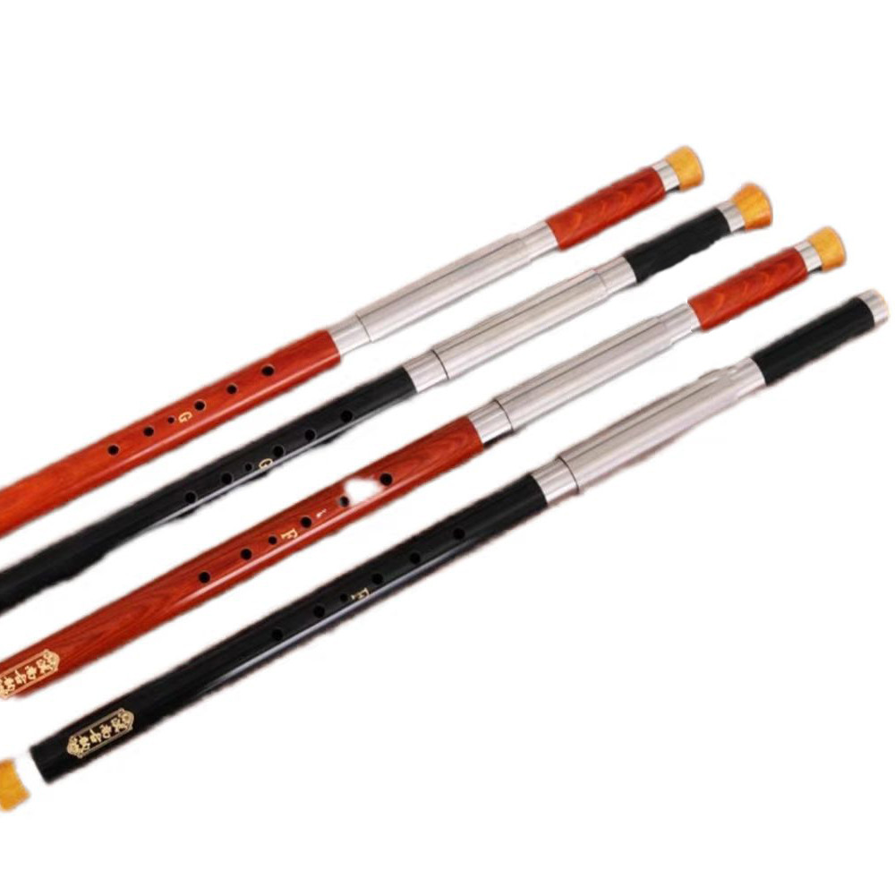 high-grade Rosewood Detachable  G/F Tone BA WU Flute  Bawu Music Instrument Beginners Elementary stu