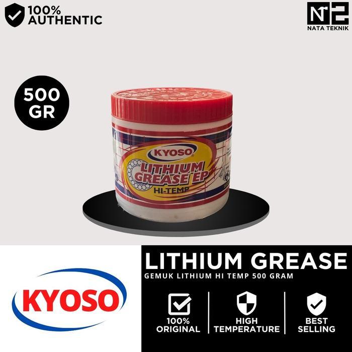 Stempet Pelumas Grease Gemuk Kyoso Lithium Grease Hi Temp 500G Bearing