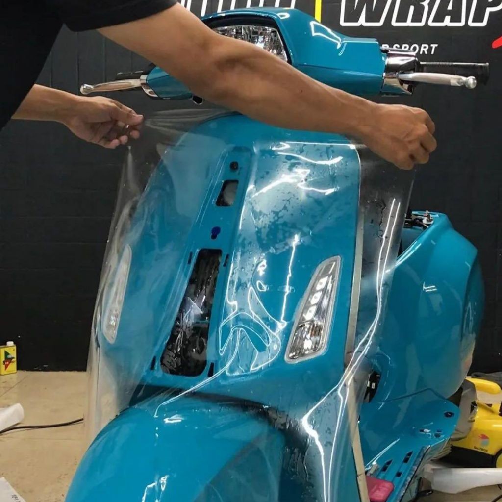 Terbaru STIKER SKOTLET MOTOR VPF SUPER GLOSSY PELINDUNG BODY MOTOR SKOTLET TRANSPARAN VPF