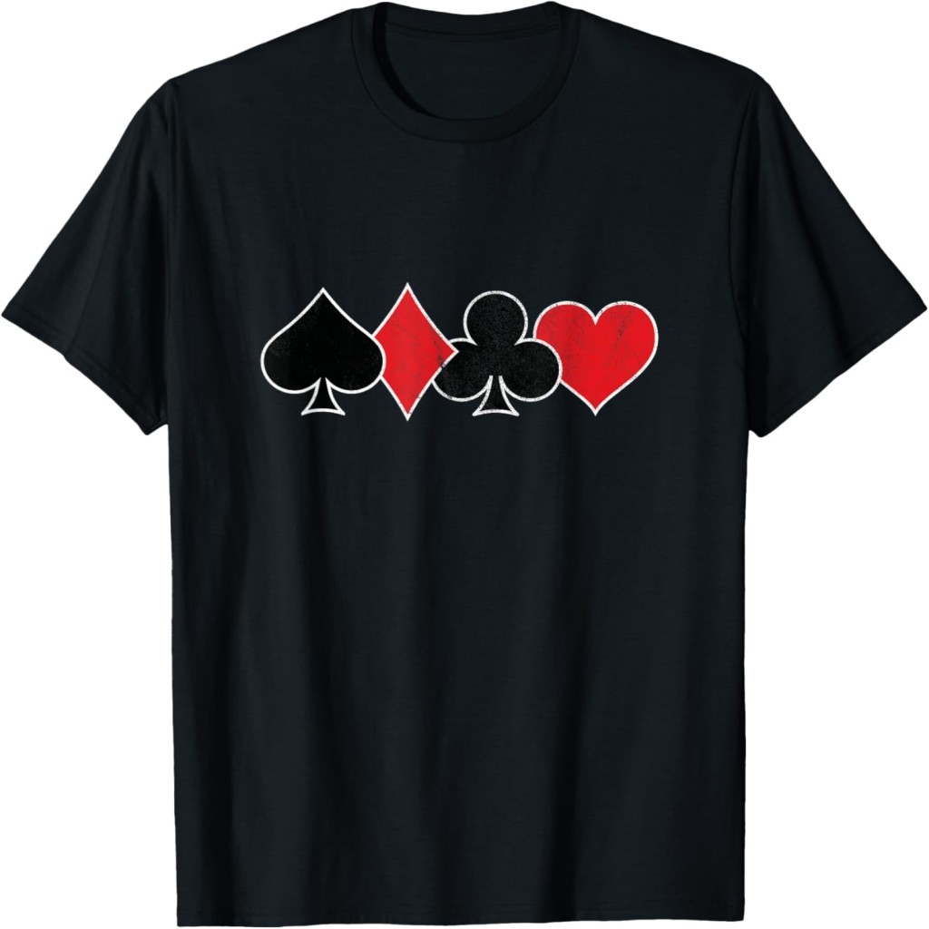 Poker Pemain Poker Kartus Vintage Poker Kaos