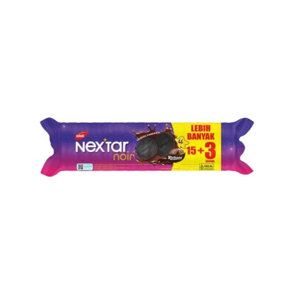 Nextar Noir Biskuit Richoco Cookies Sandwich 144 gr