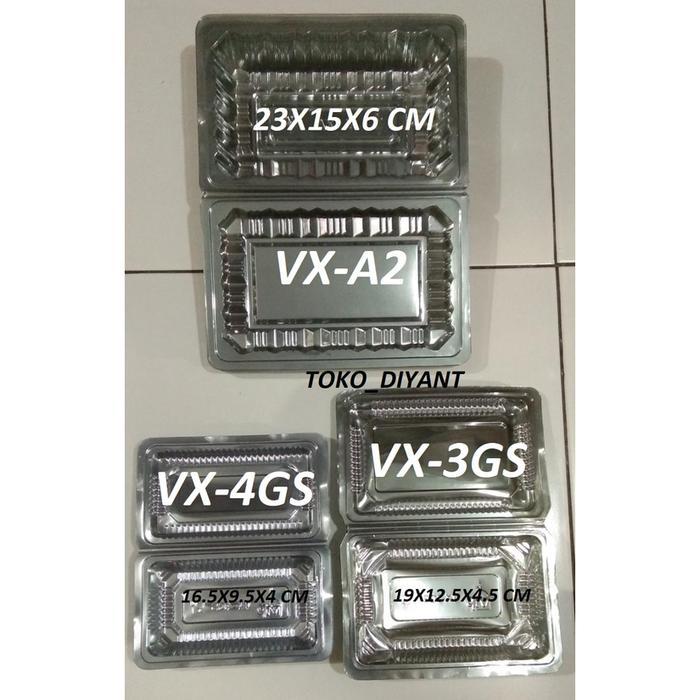 Mika plastik tempat makanan VX-2, VX-4GS, VX-3GS mika roti makanan - VX-3GS(ISI100)