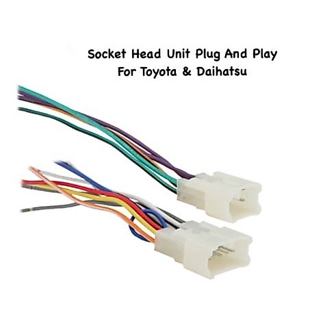 kabel soket toyota, power + speaker