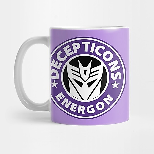 Trans Former Decepticons Energon - Purple Variant - Pop Culture Tea Mug