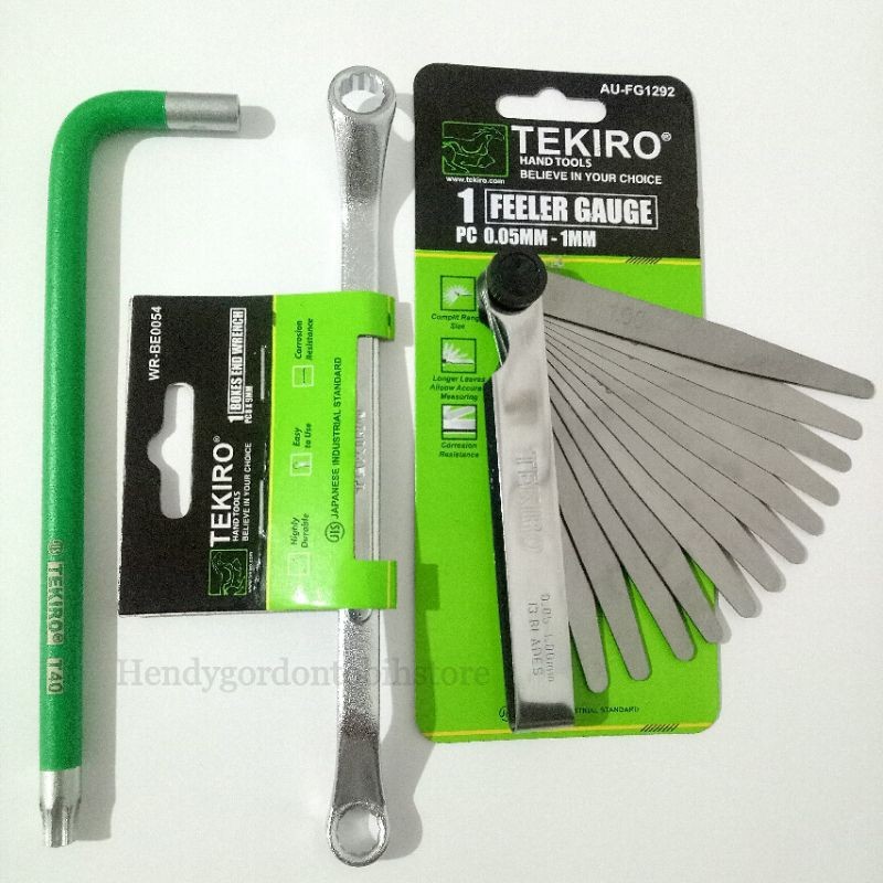 Kunci Stel Klep Tekiro 3 pcs - Kunci Stelan Klep Tekiro 3 Pcs - Fuller Tekiro