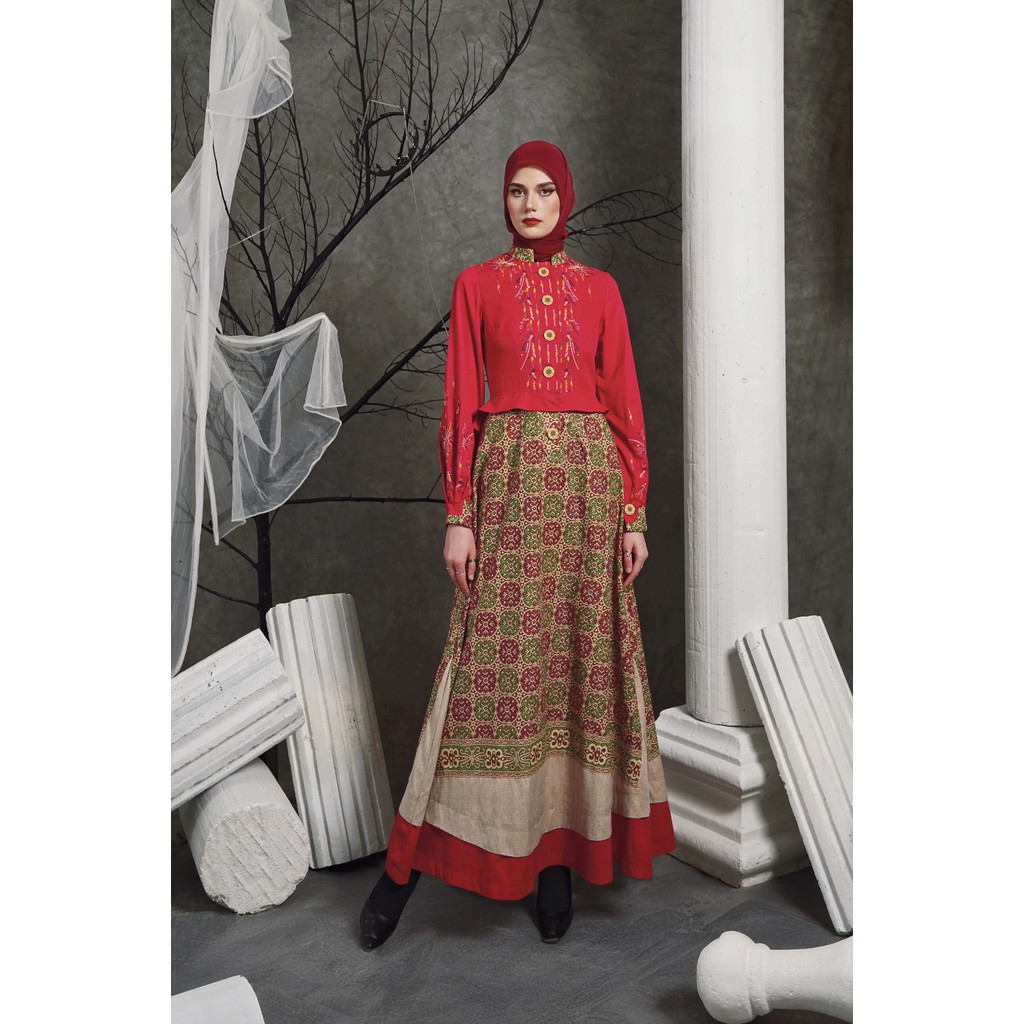 Tuneeca Gamis Batik Valery T-0626016 By TUNEECA RHEA