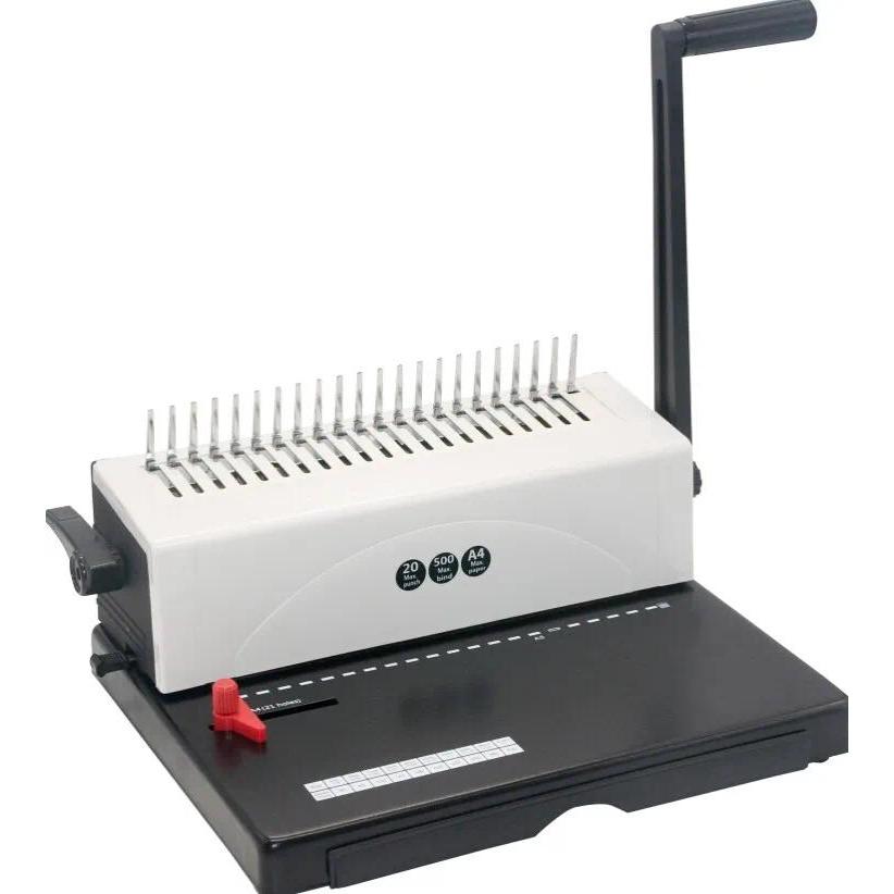 A4 Size Plastic Comb Binding Ring Comb Bookbinding Machine