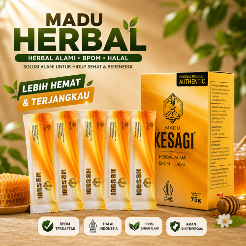 AMPUH Kesagi Madu Herbal Original - 1 Sachet Dapatkan Diskon Jika Beli 2