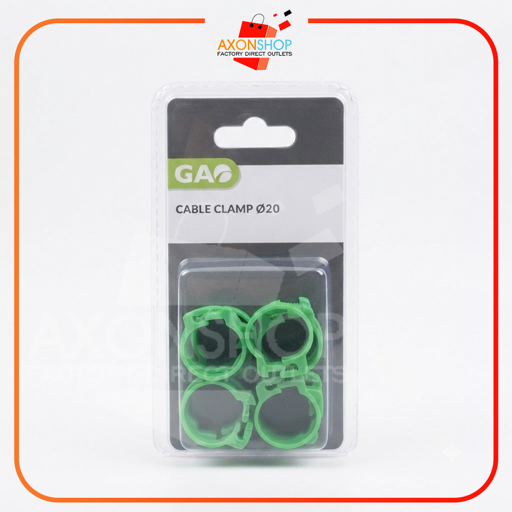 AXON GAO Cable Clamp 20mm - Penjepit Gantungan Kabel Klem