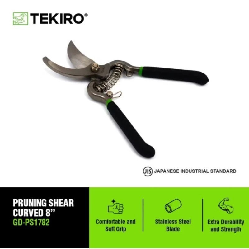 Tekiro Gunting Dahan 8 Inch Bengkok Gunting Ranting Tanaman