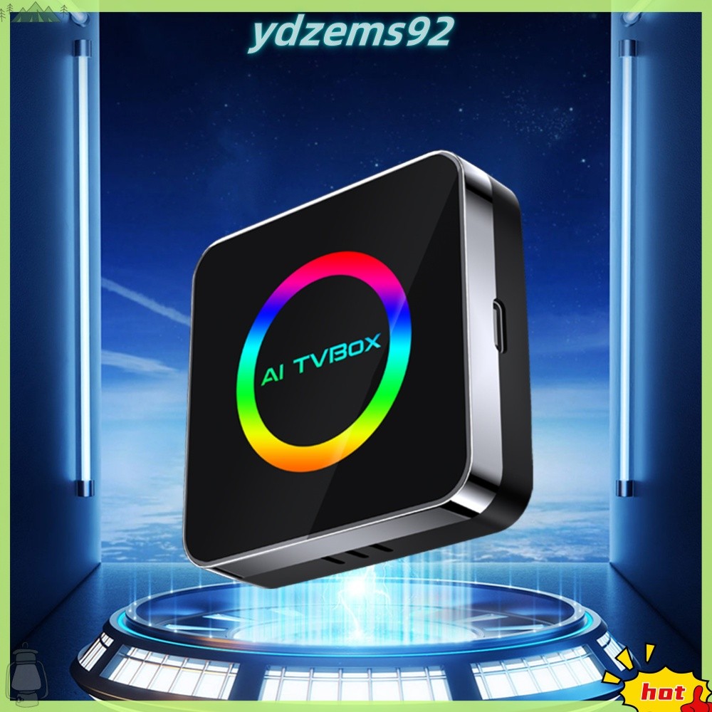 [ydzems92h4.id] Android 13 AI Box Carplay Nirkabel/Android Auto/Carplay Ke Adaptor Android untuk Mob