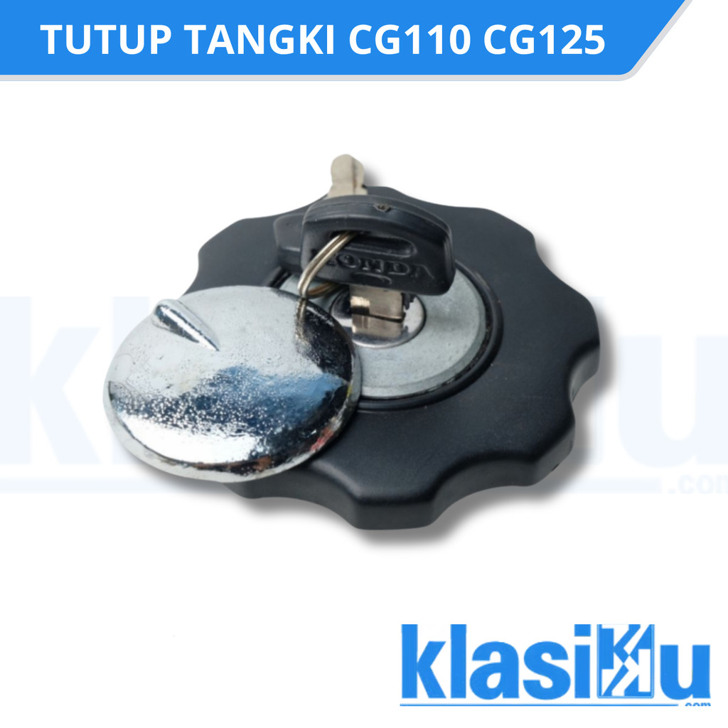 Tutup Tangki Honda CG110 CG 110 CG125 CG 125 CB100 CB 100 Anak Kunci Marking Honda Cap Tangki Good Q