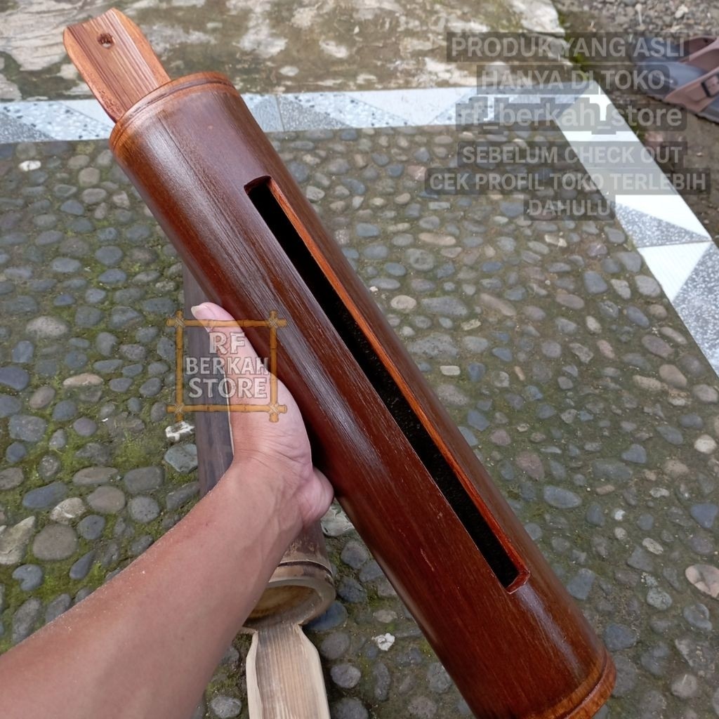 Kentongan Bambu Kentongan kayu Kentongan antik Kentong kerajinan bambu ready stok