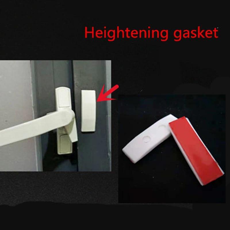 5Pcs Heightening gasket Rubber White Replacement UPVC Window Handles Zinc Alloy Window Hardware Door