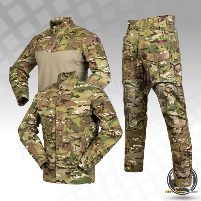 [BAJU BDU 3 IN 1] Baju kemeja bdu combat 3 in 1 setelan waterproof pria multicame import Setelan kam