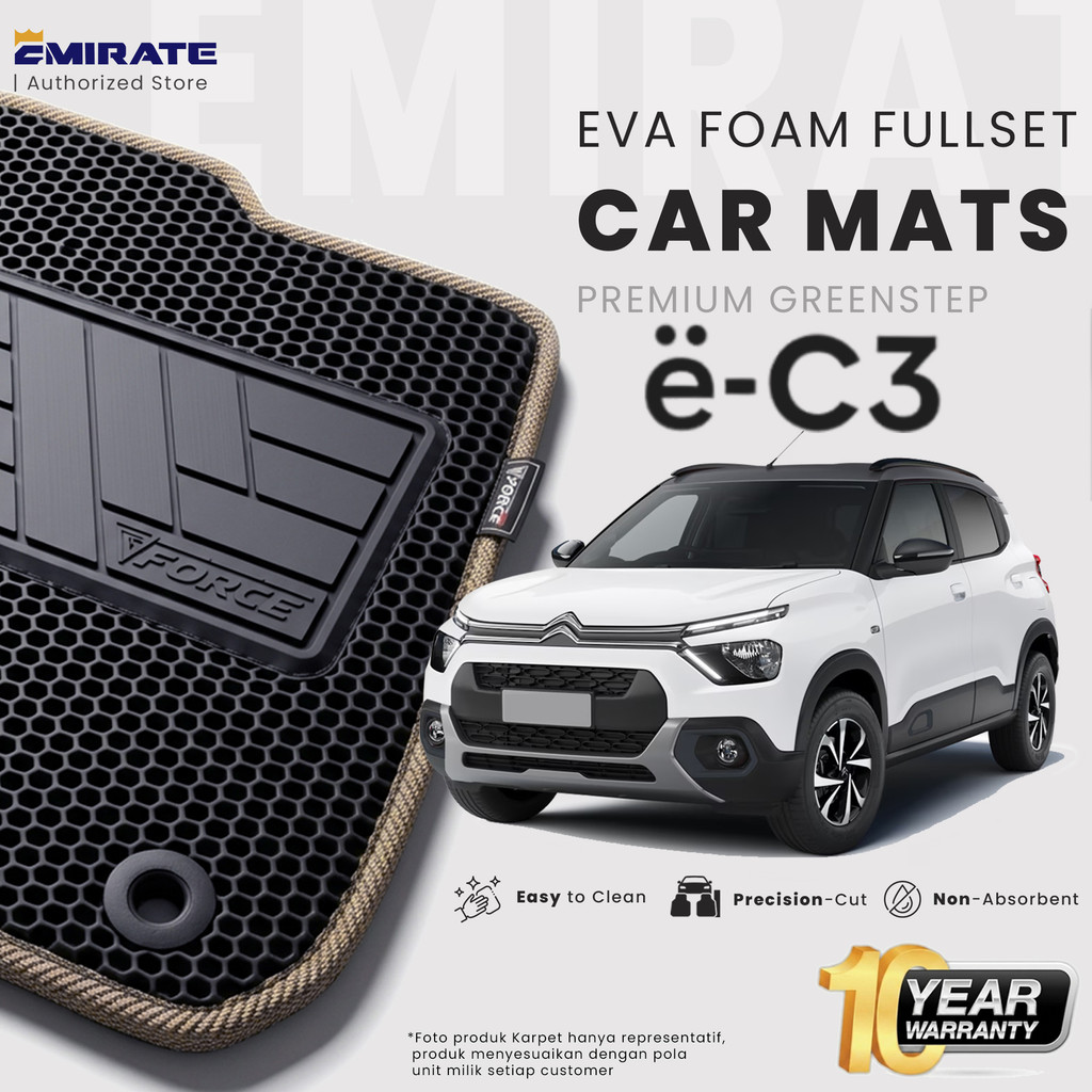 Karpet Mobil Citroen E C3 EVA Force Fullset / Citroen E C3 Car Mat