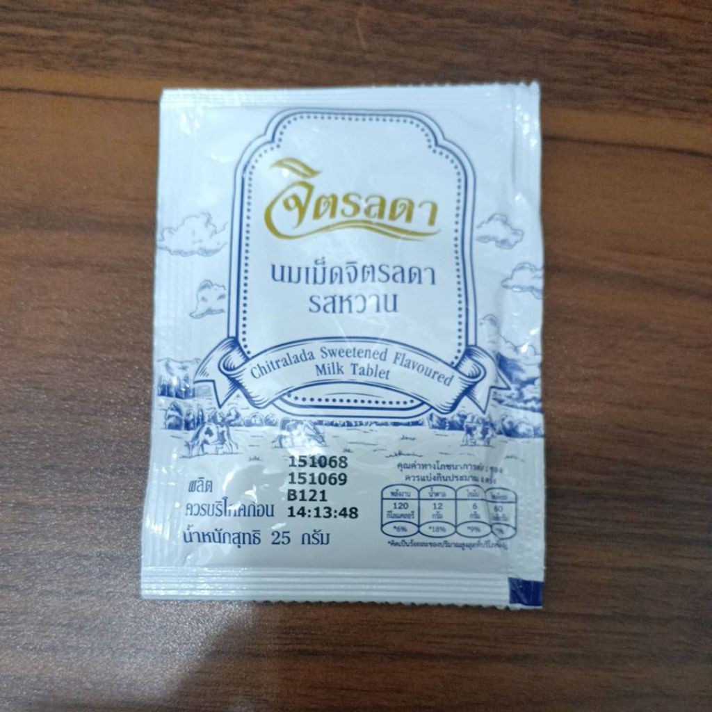 Chitralada Milk Tablet / Permen Susu Tablet. Halal 25 gr.