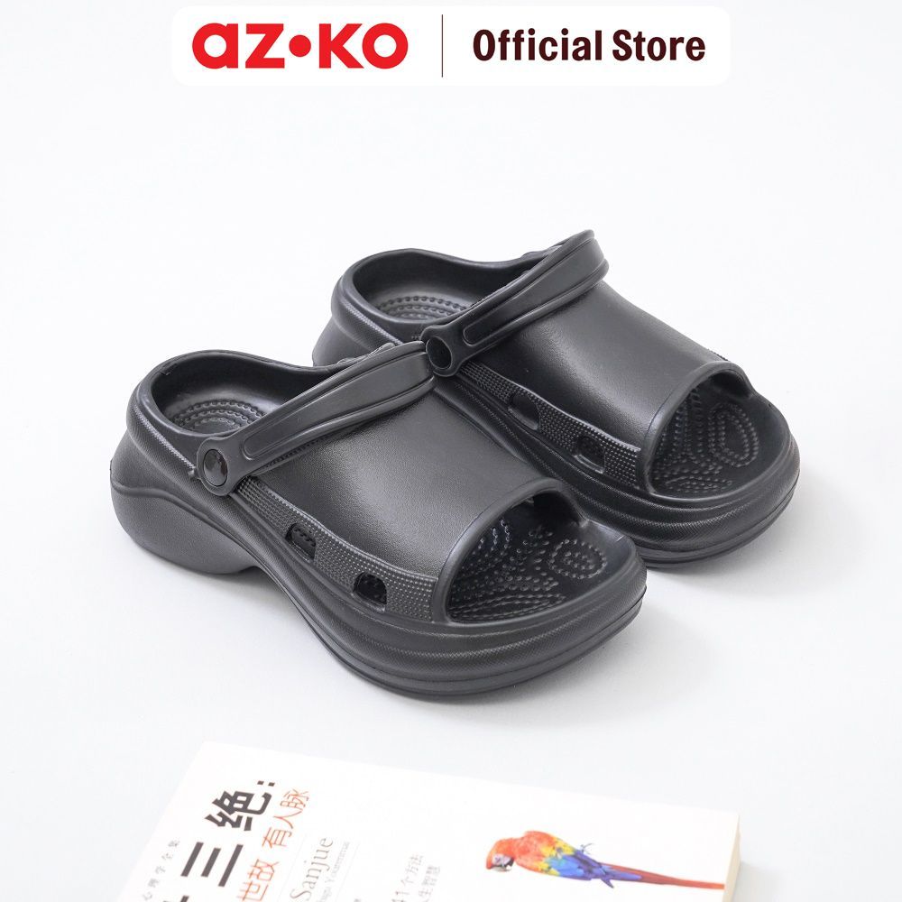 AZKO Ataru Sandal Wanita Clogs Wedges Sling Back Womens Sandals Ladies Sandals Sendal Cewek Sendal