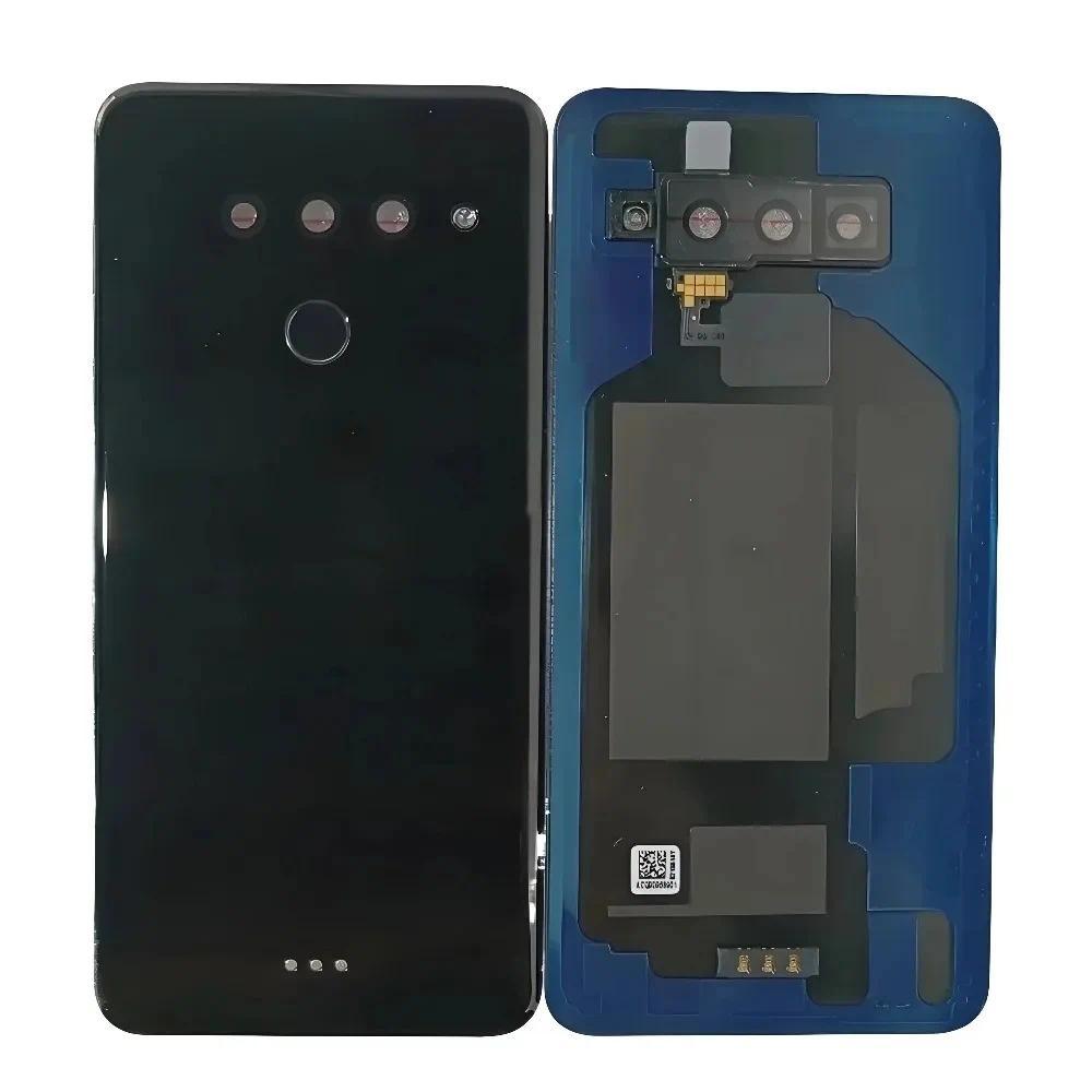 For LG V50 ThinQ 5G Battery  Back Glass Housing Repair Parts V50 Dual Screen  Fingerprint Sensor Cam