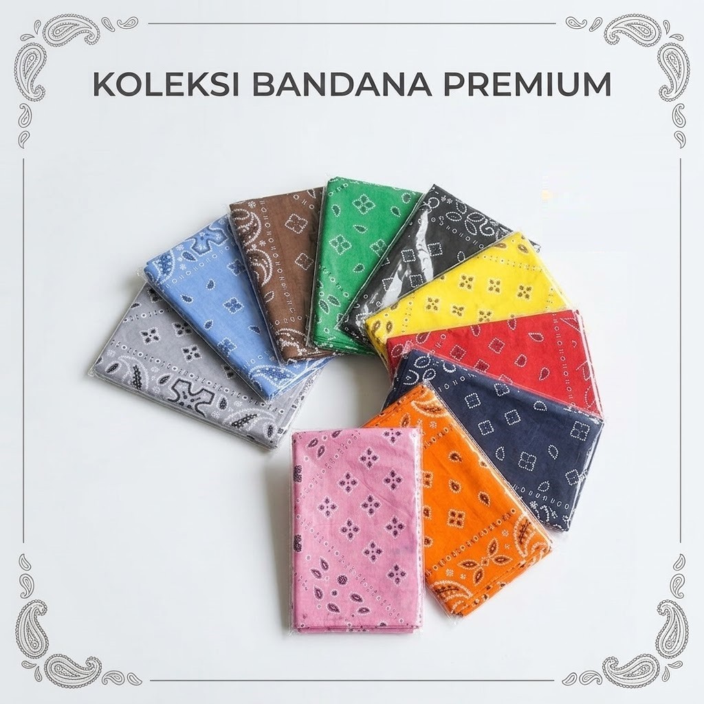 CGN Slayer Motif Batik Badana / Slayer Kain Batik Syal Multifungsi Scarft Ikat Kepala Hip Hop Skena