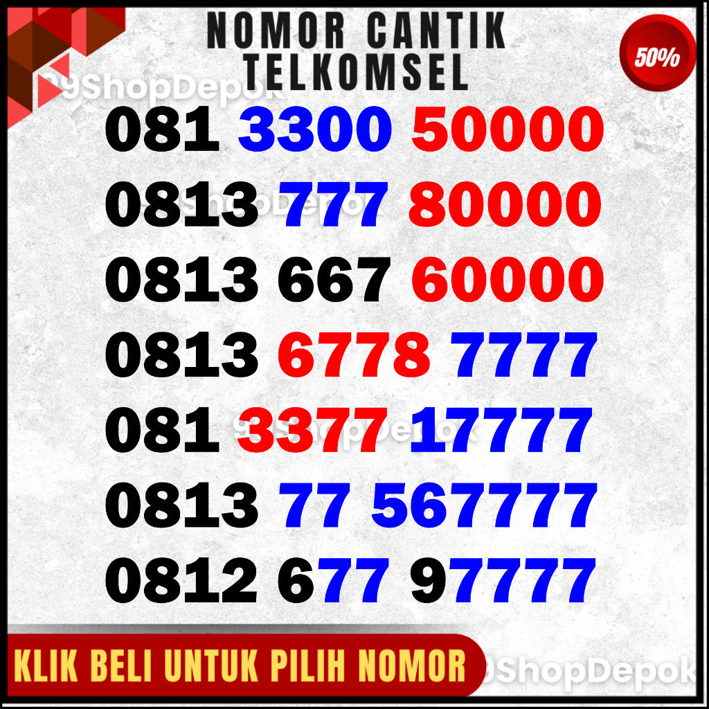 Nomor Cantik Telkomsel 7777 Nomor Cantik Simpati 7777 4g 5g - No Cantik Simpati Kwarted 7777