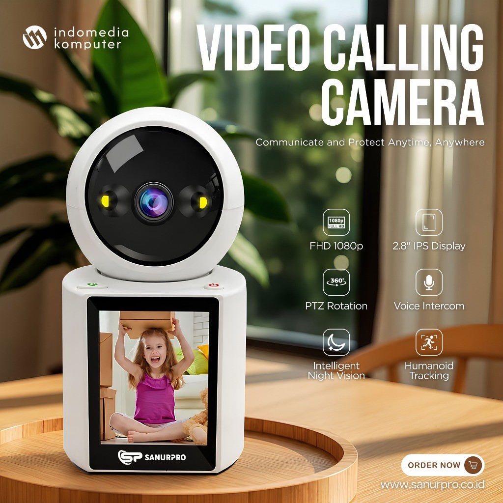 IP Camera ICSEE Video Calling Smart IP Camera ICSEE Video Calling CCTV Wifi 2.4-Inch Screen Audio