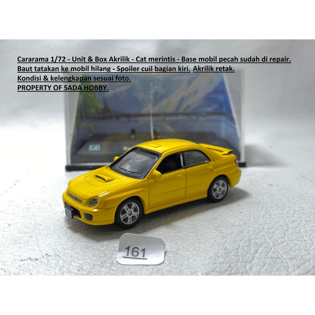 Cararama 1/72 Subaru Impreza WRX STI Yellow Unit Tatakan Mika