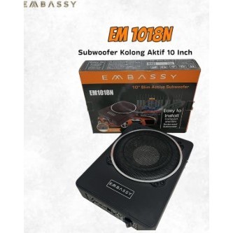 subwoofer Kolong slim Embassy 10inch basstube aktif