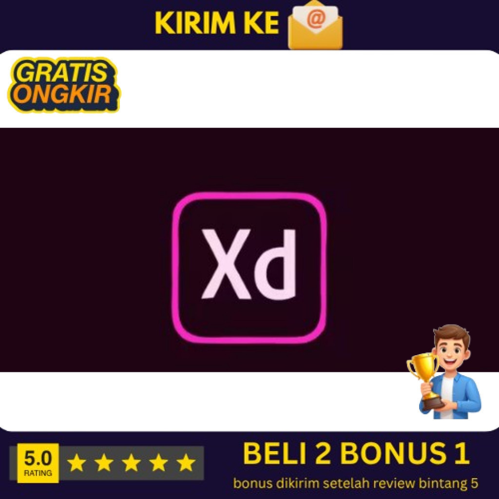 UI/UX Video Course-UX/UI Design Mestercless with Adobe XD from Beginner to Pro (BUKAN BUKU)