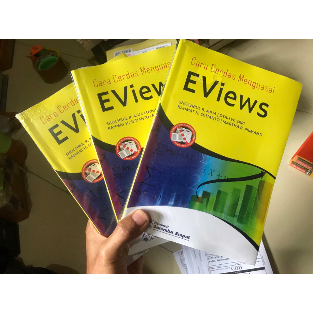 cetak buku - Buku Cara cerdas menguasai eviews