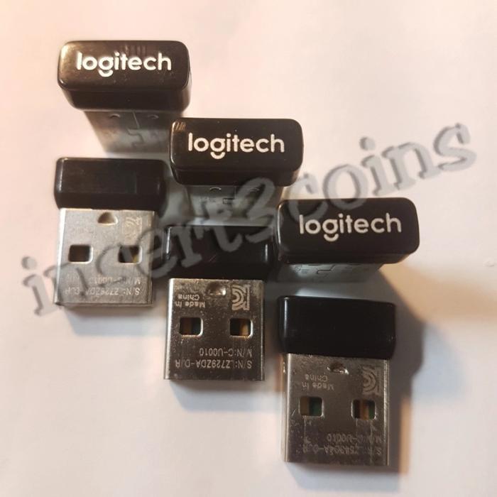 Dongle USB Adapter Receiver Wireless Untuk Mouse Keyboard Logitech
