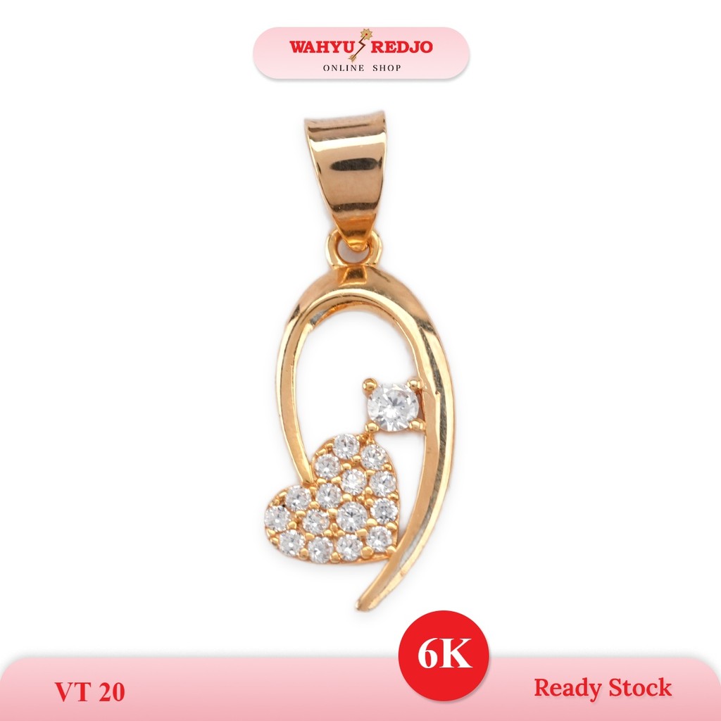 LIONTIN EMAS 6K MODEL LOVE EMAS ASLI 100% WAHYU REDJO (NON PMR)