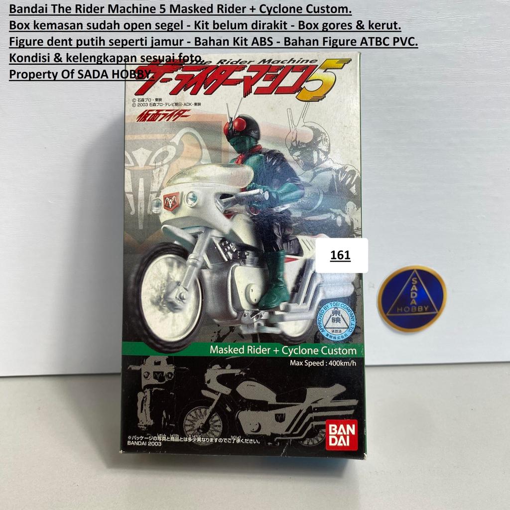 Bandai The Rider Machine 5 Masked Rider and Cyclone Custom