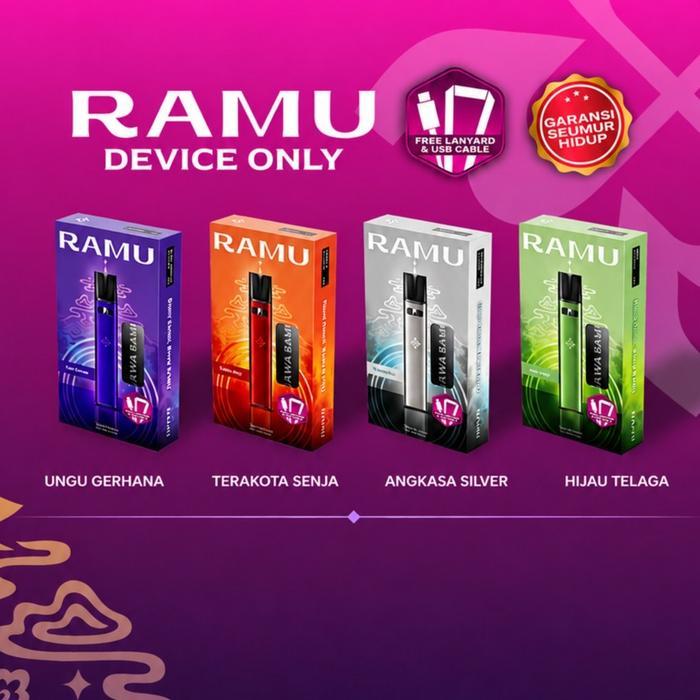 RAMU 500mAh Pod Kit Authentic By RAMU - Pod Kit RAMU
