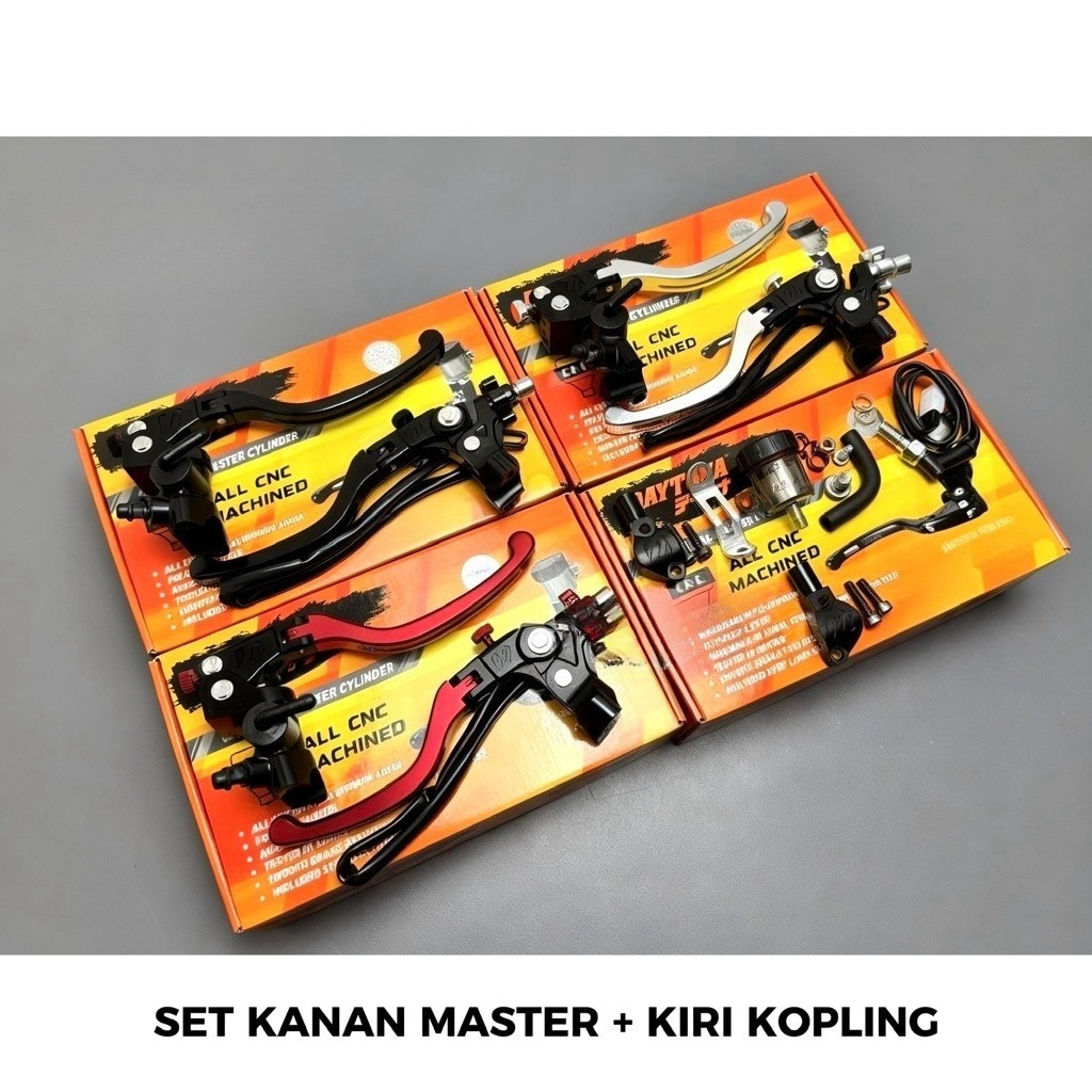 PAKET DANA PELAJAR SULTAN MASTER REM DAYTONA MACHINED RADIAL HANDLE KOPLING REM RX KING SATRIA SONIC