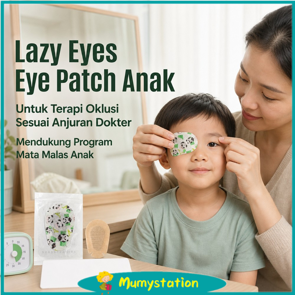 Mumystation Penutup Mata Lazy Eyes Lazy Eyes Patch Terapi Mata Anak Penutup Mata Terapi Untuk Mata M